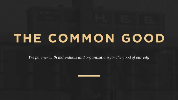 The Common Good: HD slide