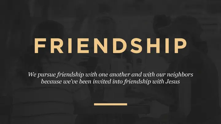 Friendship: HD slide