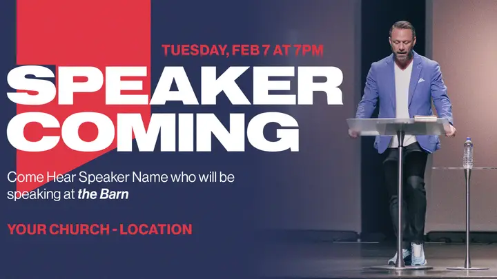 Speaker Coming: HD slide