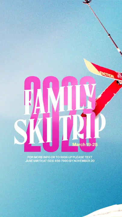 Family Ski Trip: story