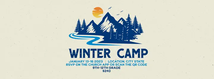 Winter Camp: facebook cover