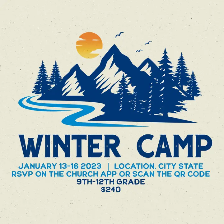 Winter Camp: social post