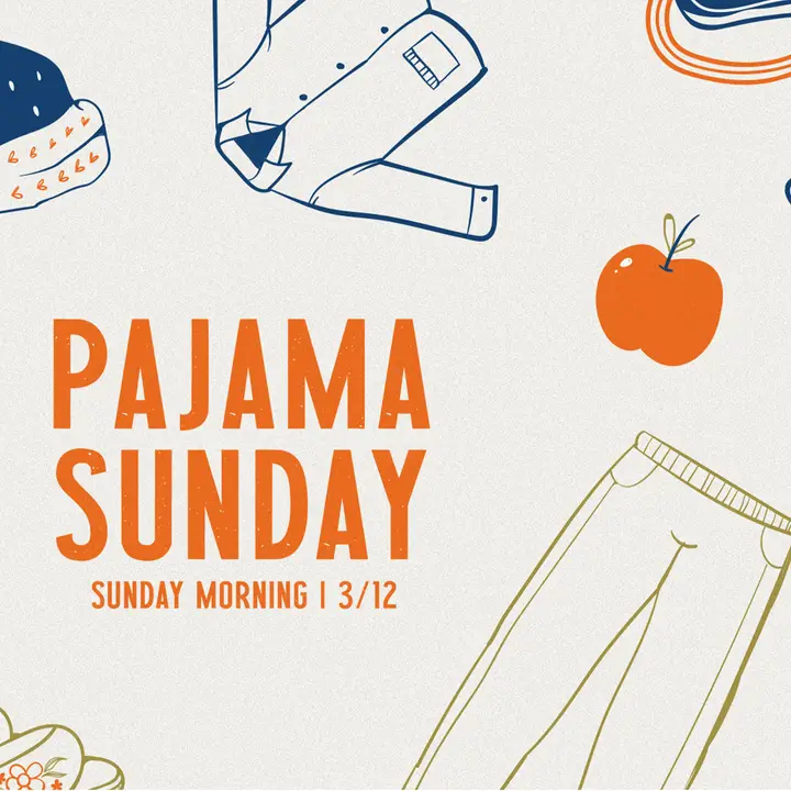 Pajama Sunday: social post