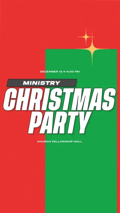 Ministry Christmas Party: story