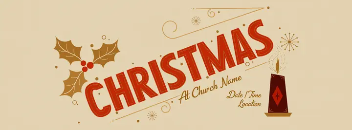 Christmas At Church Name: facebook cover