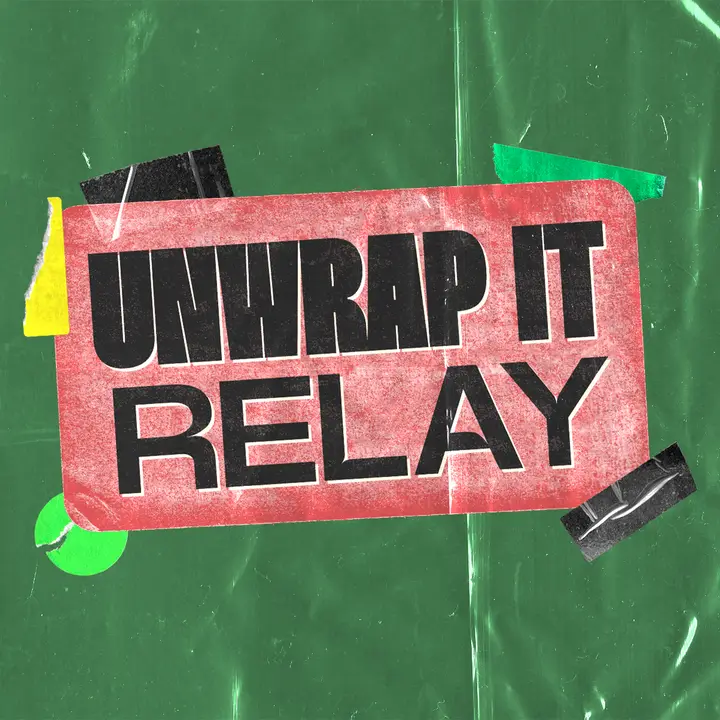 Unwrap It Relay: social post