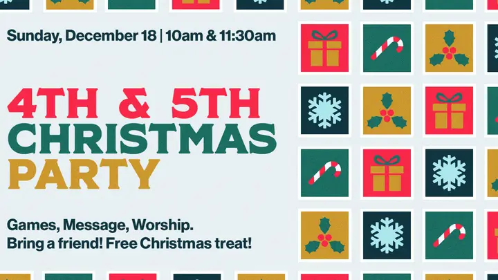 4th And 5th Christmas Party: HD slide