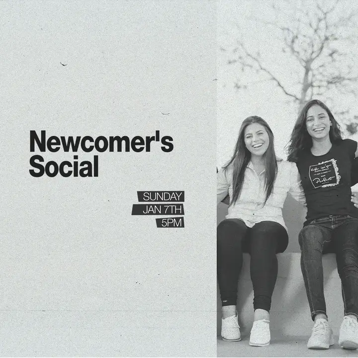 Newcomer’s Social: social post