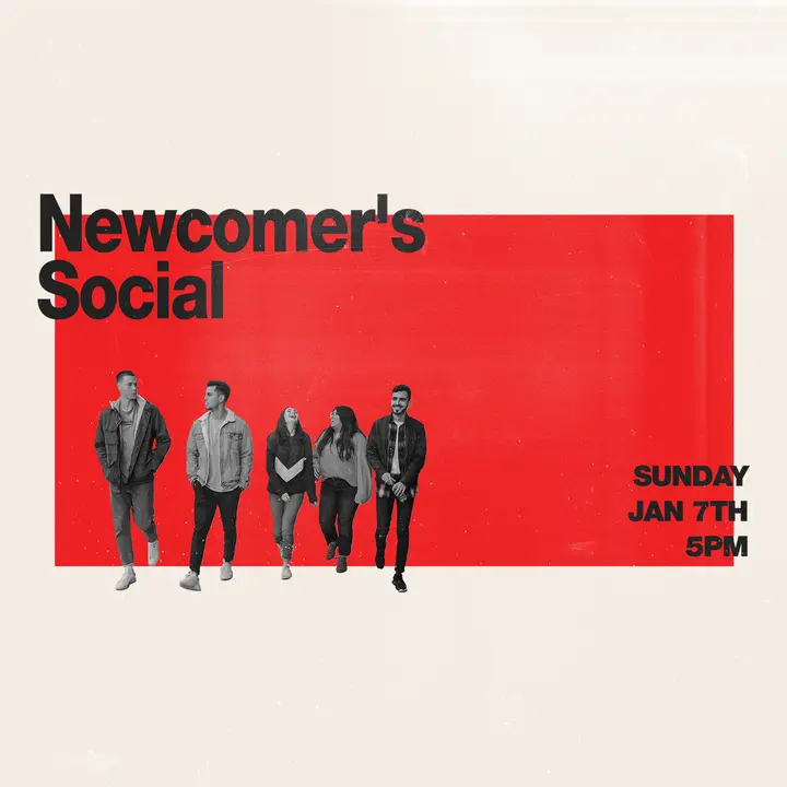 Newcomer’s Social: social post