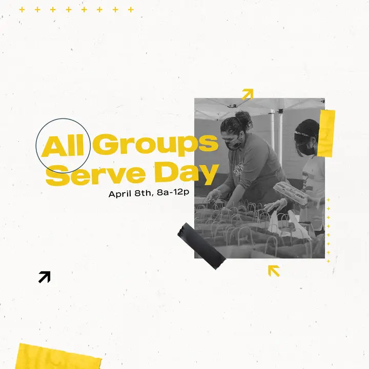 All Groups Serve Day: social post