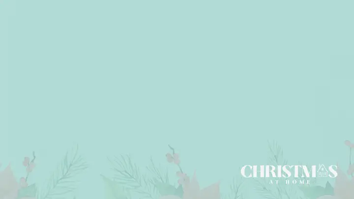 Christmas At Home: notes slide