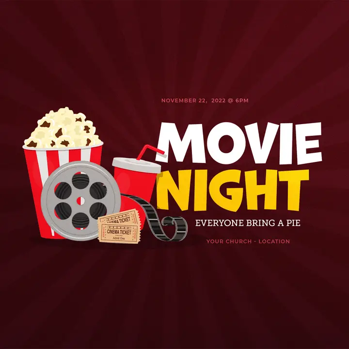 Movie Night: social post