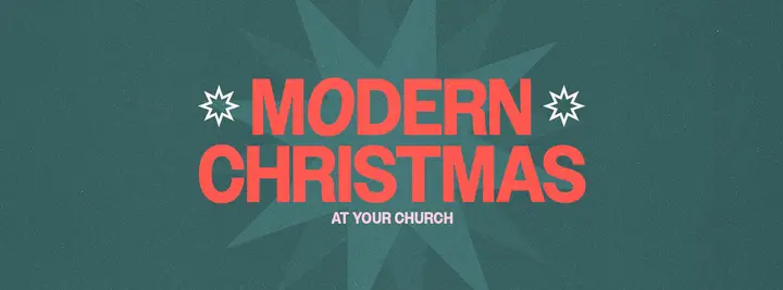 Modern Christmas: facebook cover