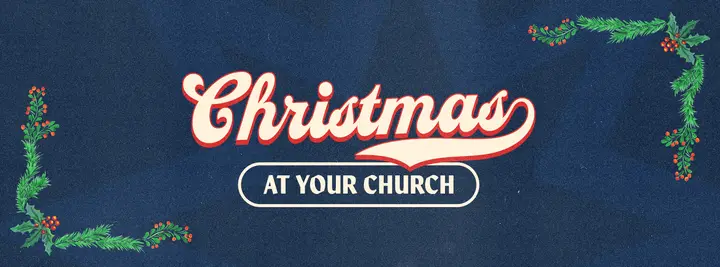 Retro Christmas: facebook cover