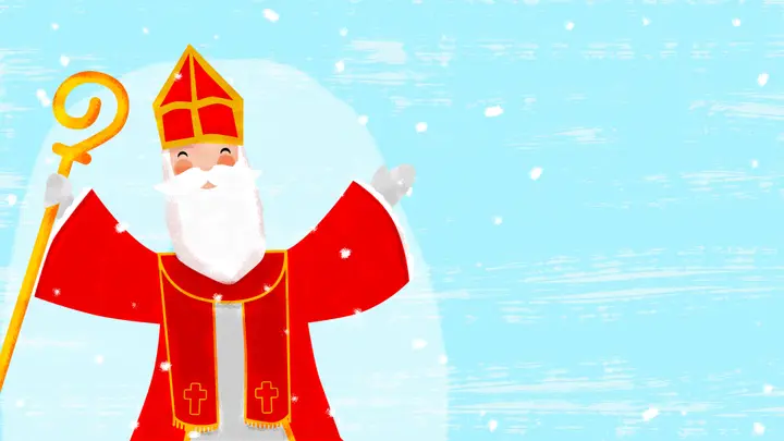 Happy Saint Nicholas Day: 4K slide 2 · blank