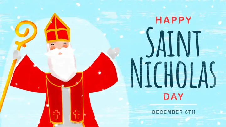 Happy Saint Nicholas Day: 4K slide