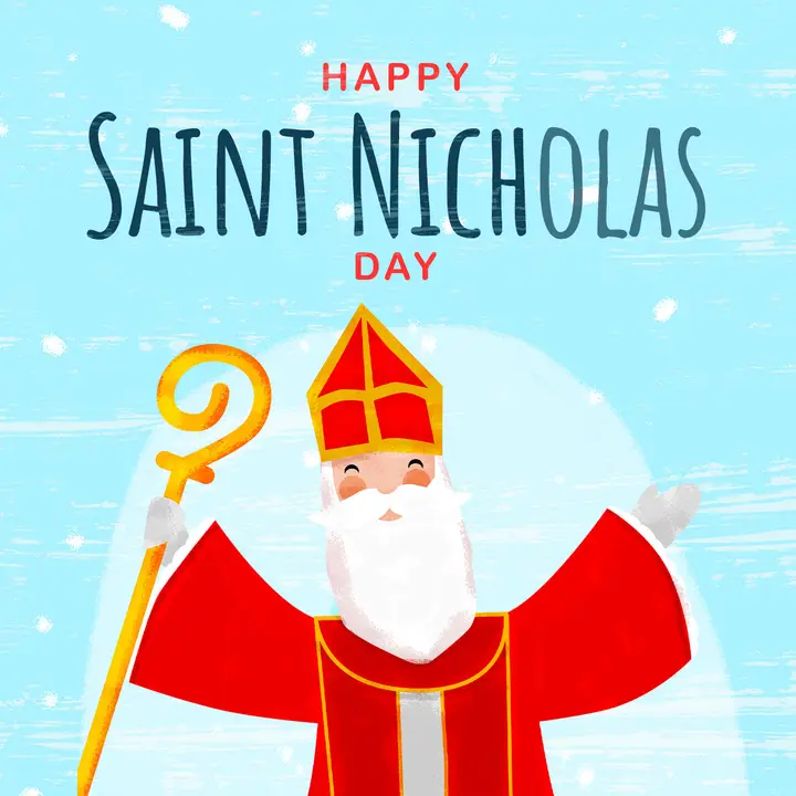 Happy Saint Nicholas Day: social post