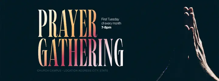 Prayer Gathering: facebook cover