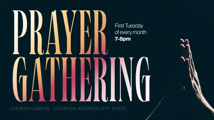 Prayer Gathering: HD slide