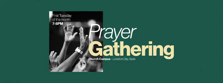 Prayer Gathering: facebook cover