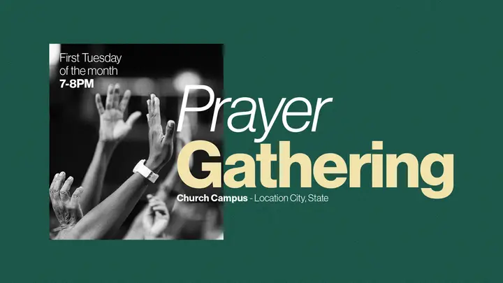 Prayer Gathering: HD slide