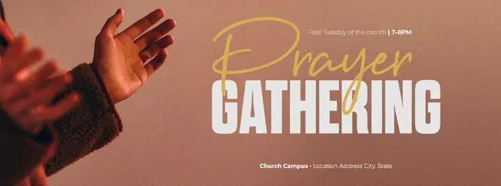Prayer Gathering: facebook cover