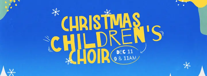Christmas Children’s Choir: facebook cover