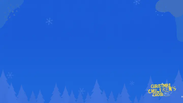 Christmas Children’s Choir: notes slide