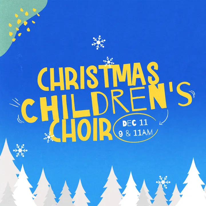 Christmas Children’s Choir: social post