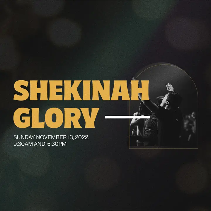 Shekinah Glory: social post