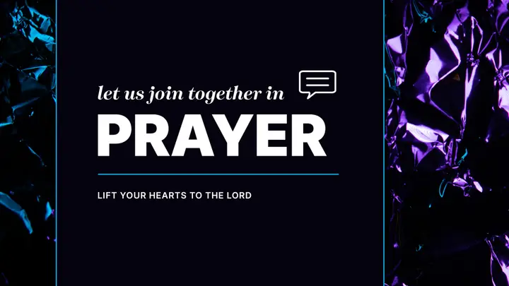 Festive Foil Slide Pack: prayer slide