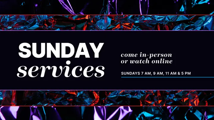 Festive Foil Slide Pack: sunday services slide
