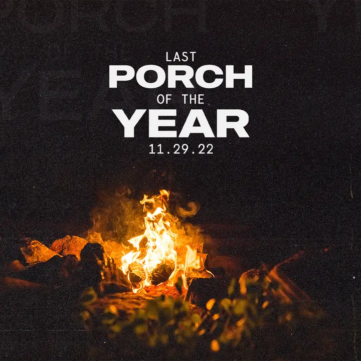 Last Porch Of The Year: social post