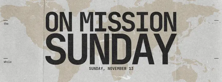 On Mission Sunday: facebook cover