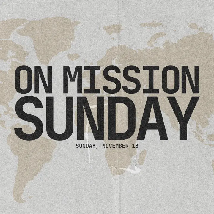 On Mission Sunday: social post