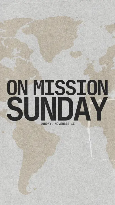 On Mission Sunday: story