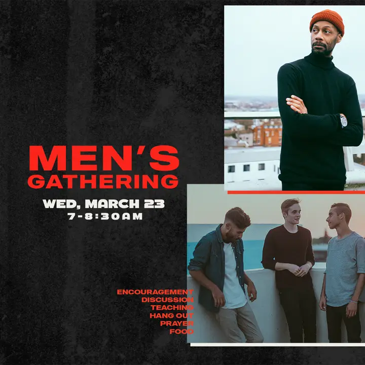 Men’s Gathering: social post