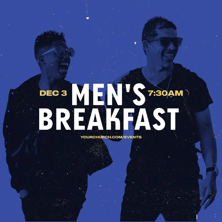 Men’s Breakfast: social post