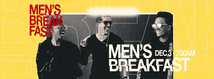 Men’s Breakfast: facebook cover