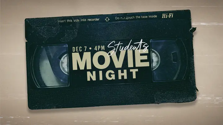 Students Movie Night: HD slide