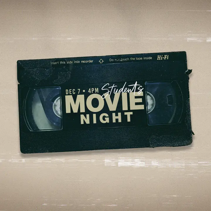 Students Movie Night: social post