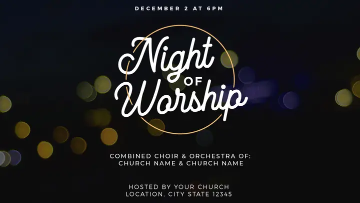 Night Of Worship: HD slide