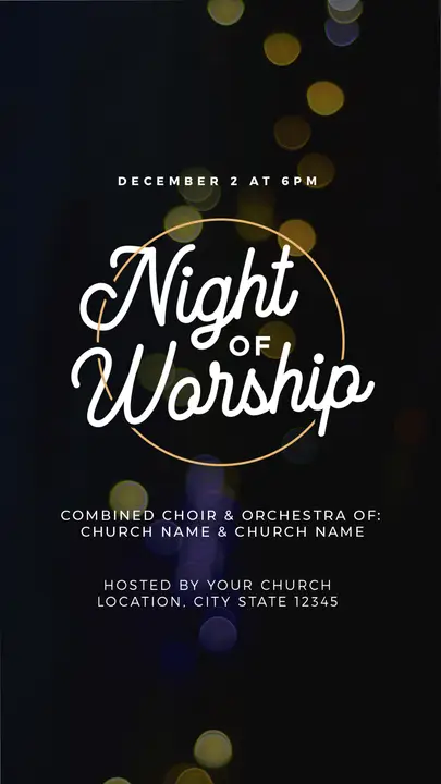 Night Of Worship: story