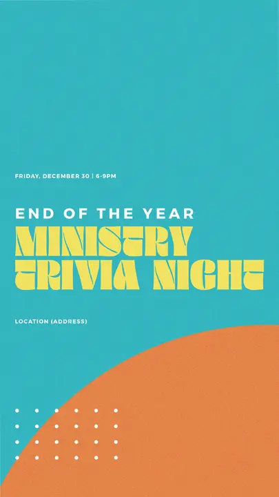 End Of The Year Trivia Night: story