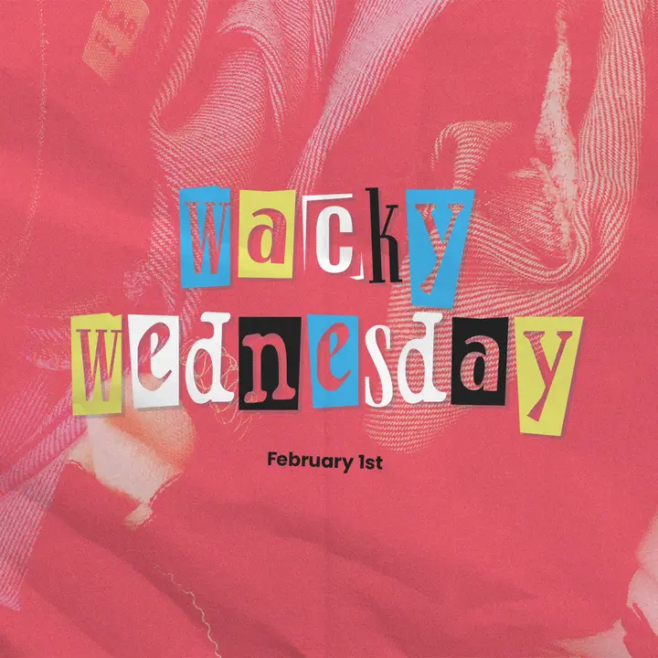 Wacky Wednesday: social post