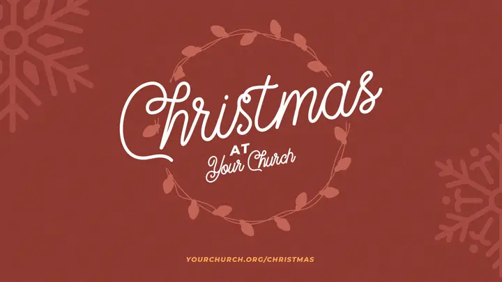Christmas At Your Church: HD slide