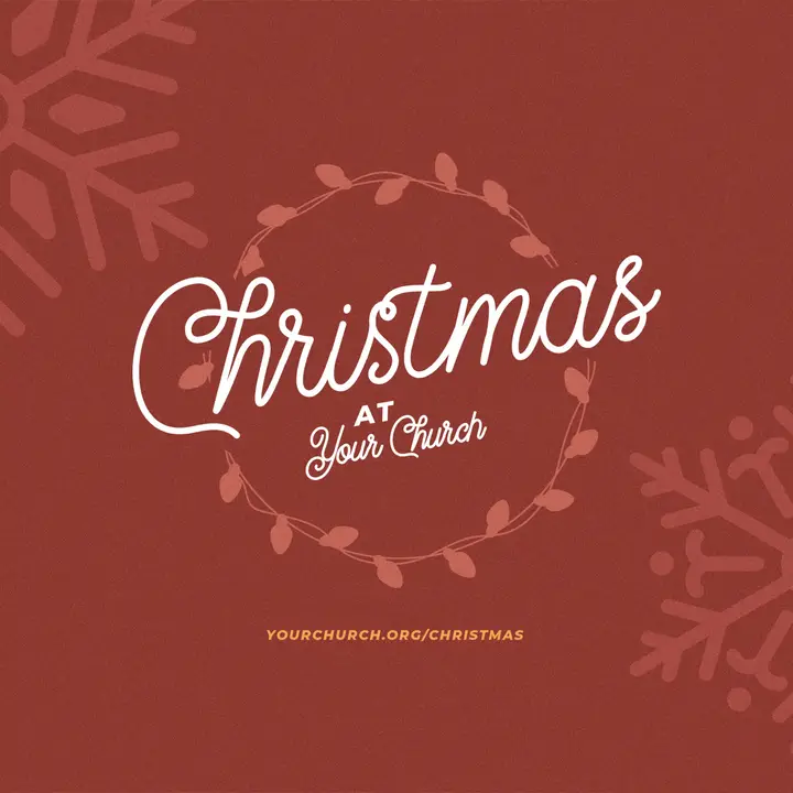 Christmas At Your Church: social post