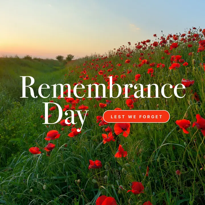 Remembrance Day: social post