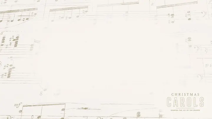 Christmas Carols: notes slide
