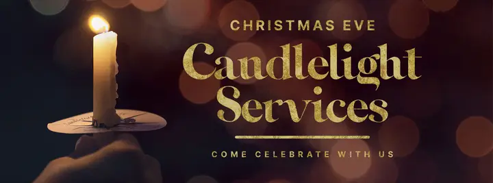 Christmas Eve Candlelight Services: facebook cover